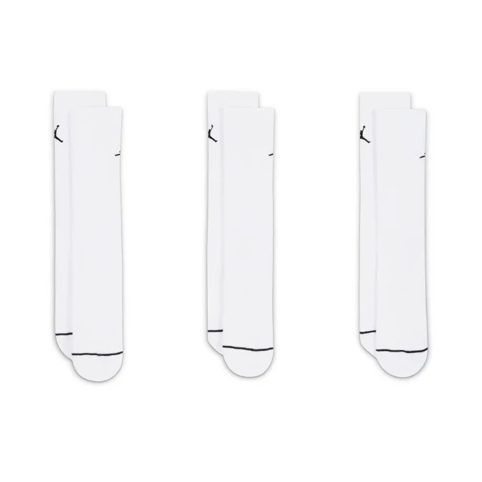 Vớ Jordan Cushioned Crew Socks 3 Pack White DX9632 100