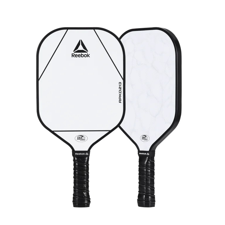 Vợt Pickleball 13MM Reebok Lifestyle Lightweight Fiberglass White RPKD213