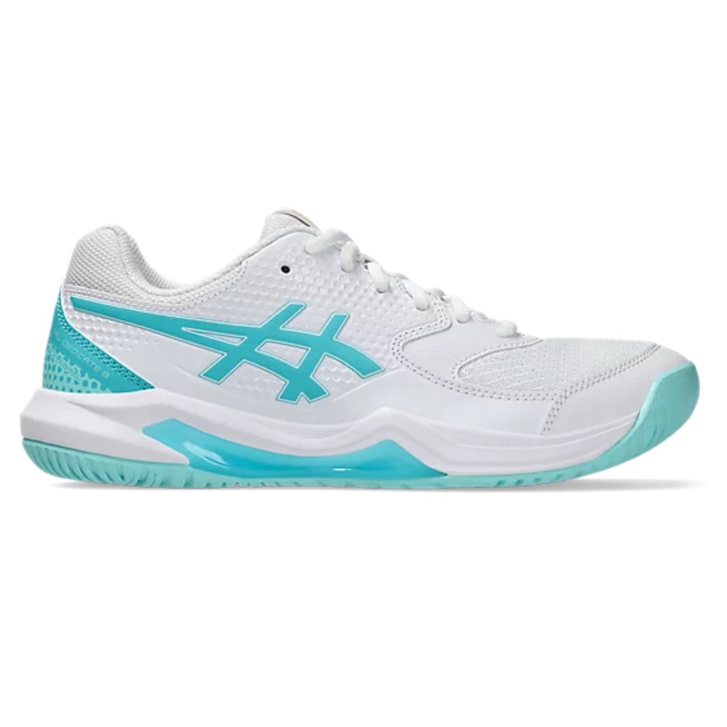 ASICS GEL-DEDICATE 8 Pickleball White Energy Aqua 1042A236 102