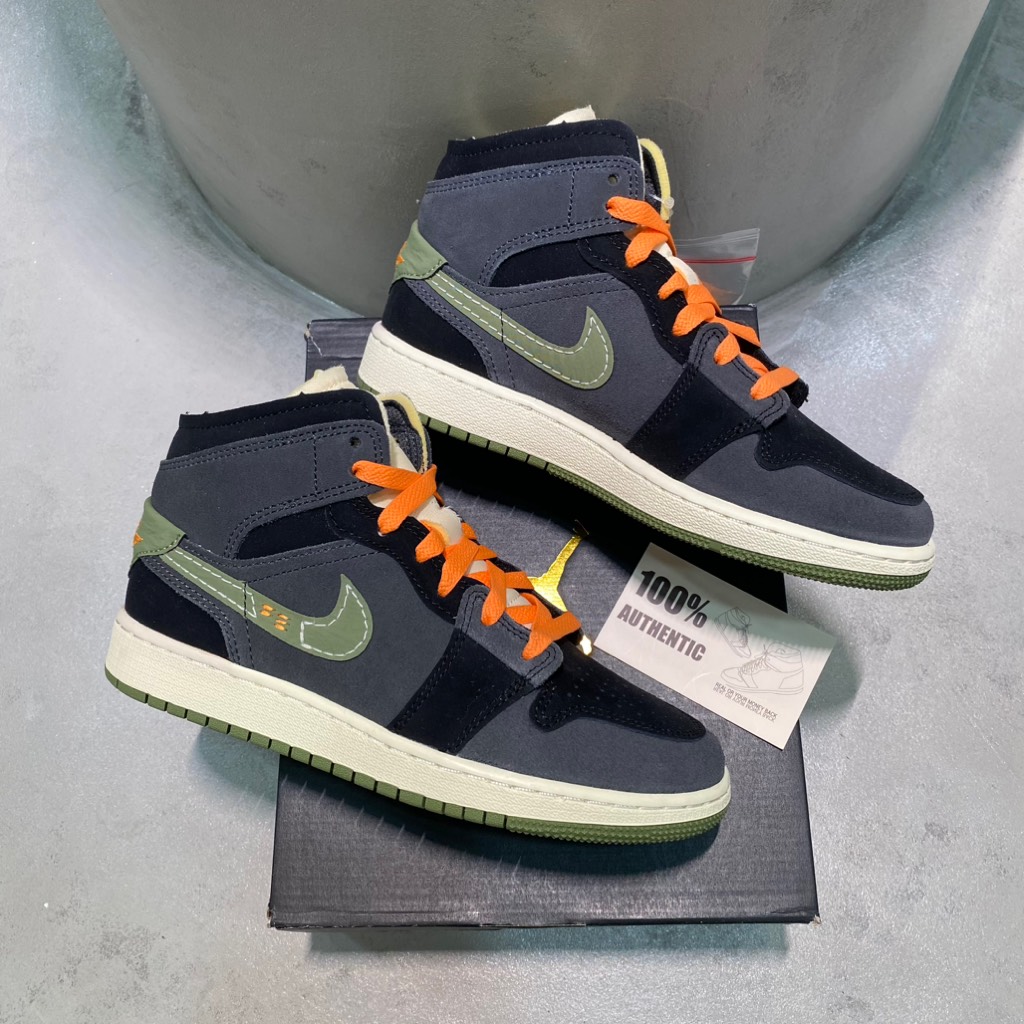 Jordan 1 Mid SE Craft Anthracite Light Olive FD5847 003