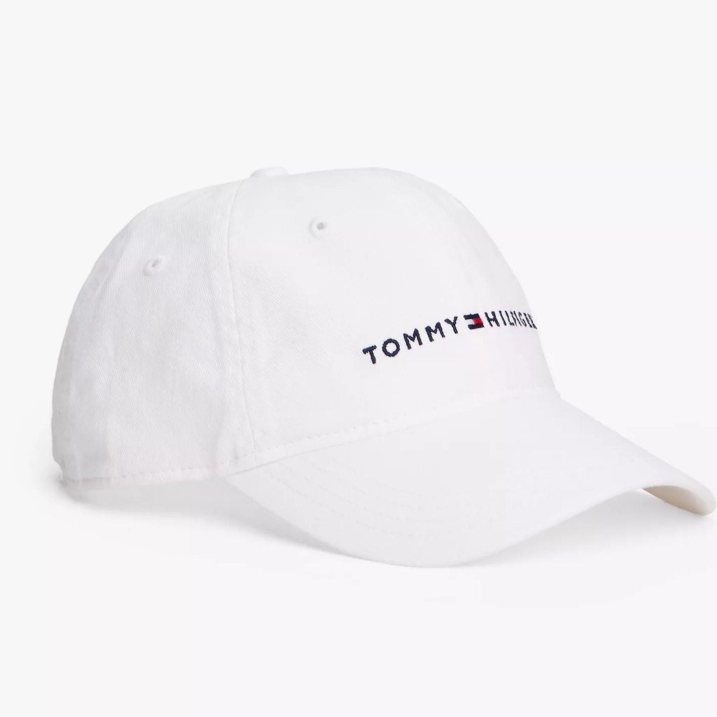 Nón Tommy Hilfiger Embroidered Tommy Logo Baseball Cap White 7878600 100