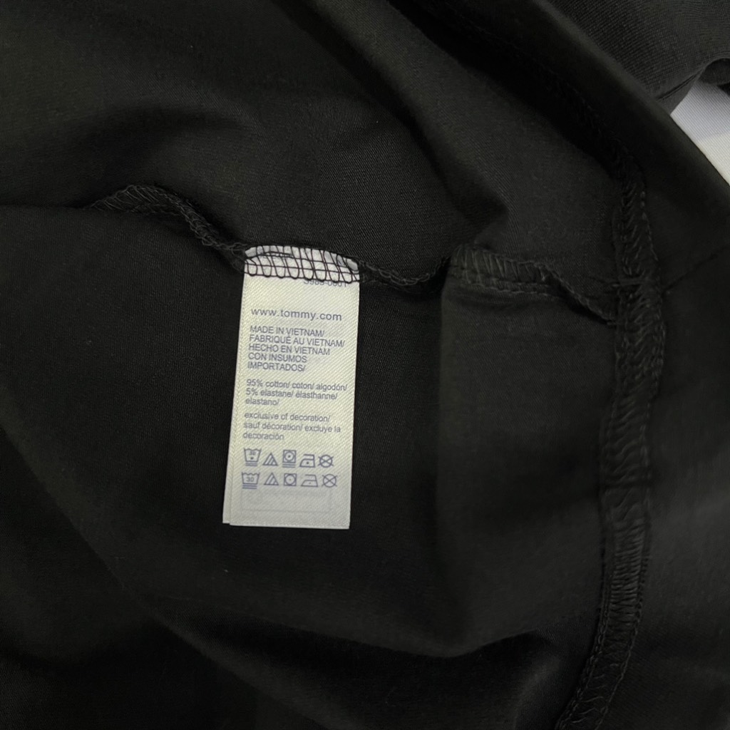 Áo Tommy Hilfiger Regular Fit Logo Tipped Black 78JB258 001