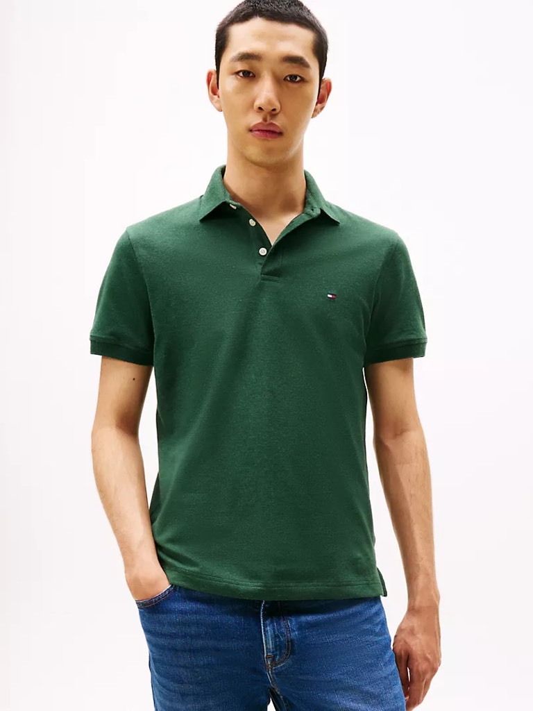 Áo Polo Tommy Hilfiger Slim Fit Stretch Green 78JA598 314