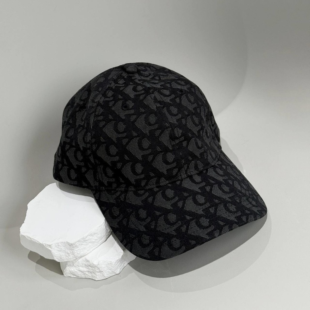 Nón Calvin Klein Logo Jacquard Baseball Cap Black 4G5066G 001