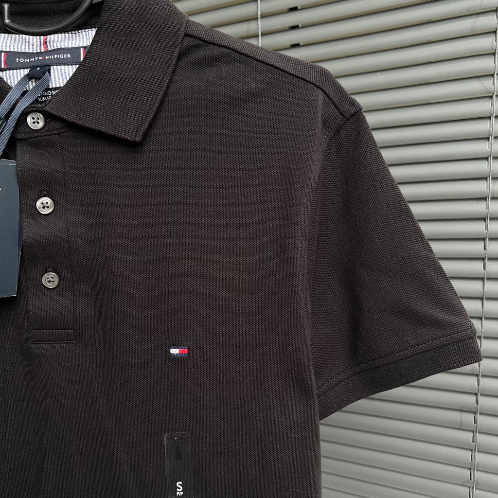Áo Polo Tommy Hilfiger 1985 Slim Fit Black MW26882 001