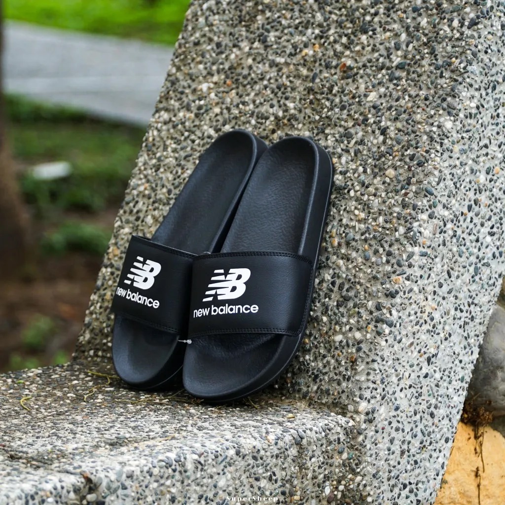 Dép New Balance 50 NB Black White Unisex Casual SUF050E2