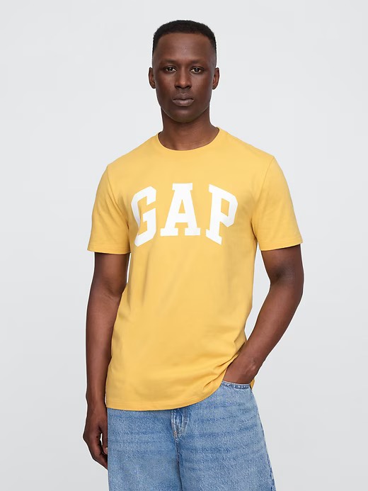 Áo GAP Everyday Soft Gap Logo T-Shirt Color French Almond Yellow 855769 39 1