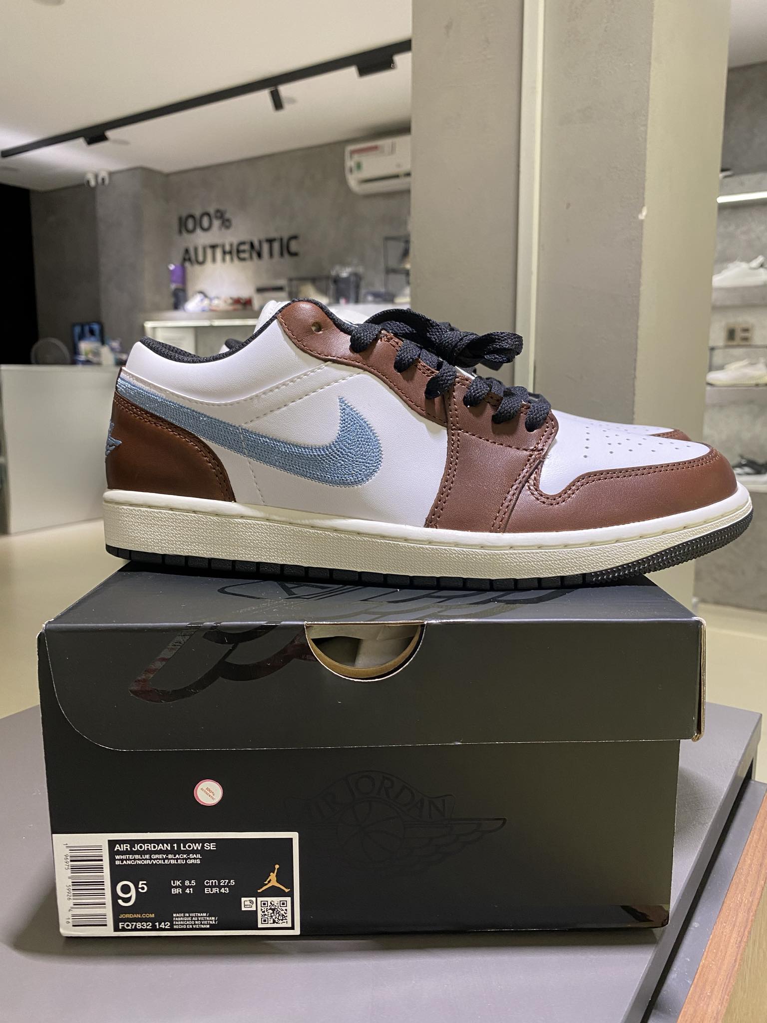 Jordan 1 Low Mocha Blue Gray FQ8156 142