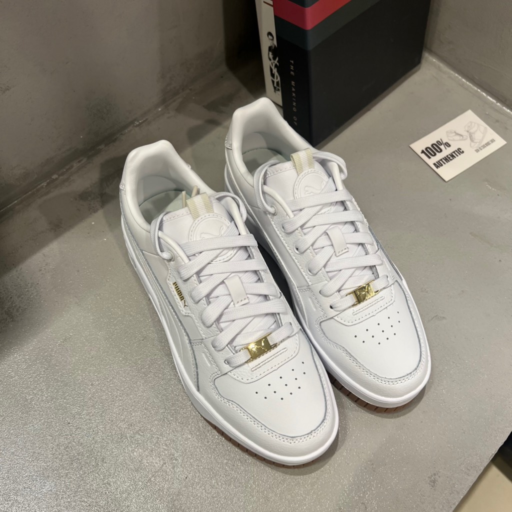 Puma Carina Street Lux White Gold 397487 01