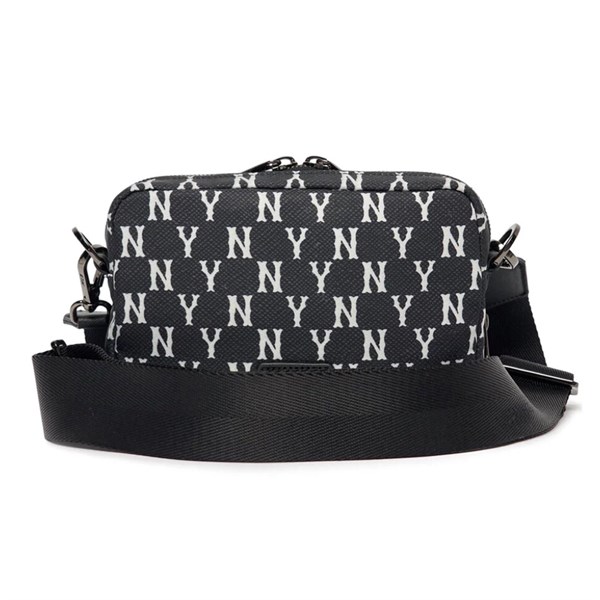 Túi MLB Monogram Crossbody 2 ngăn NY Đen 3ACRS012N