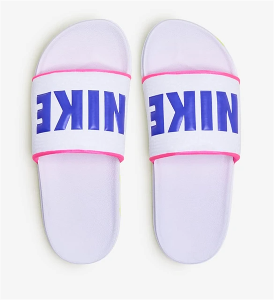 Dép Nike Offcourt white/hot pink/green BQ4632 102