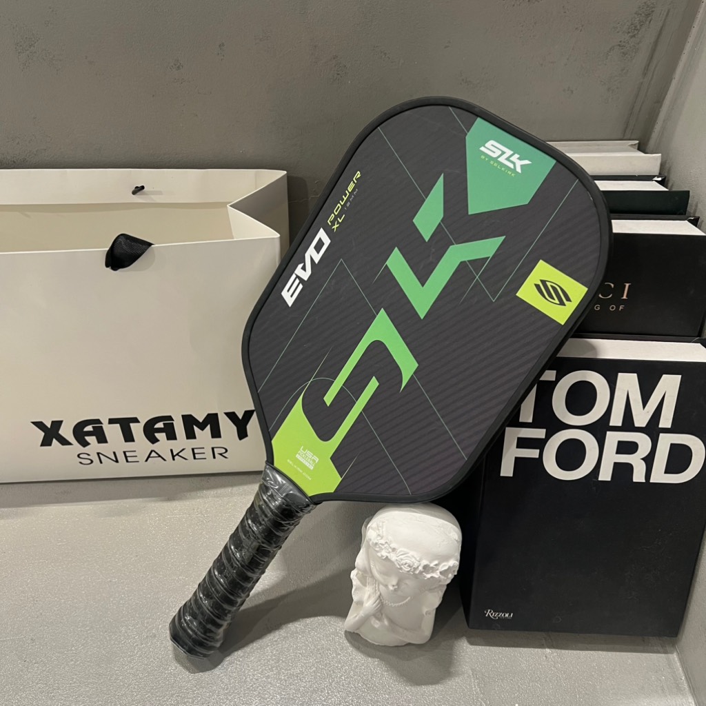 Vợt Pickleball Selkirk SLK EVO Power XL Citron 13mm Xanh Lá Đen