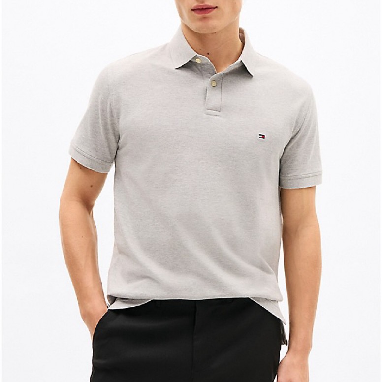 Áo Polo Tommy Hilfiger Regular Fit Liquid Cotton Essential Grey MW35585 021