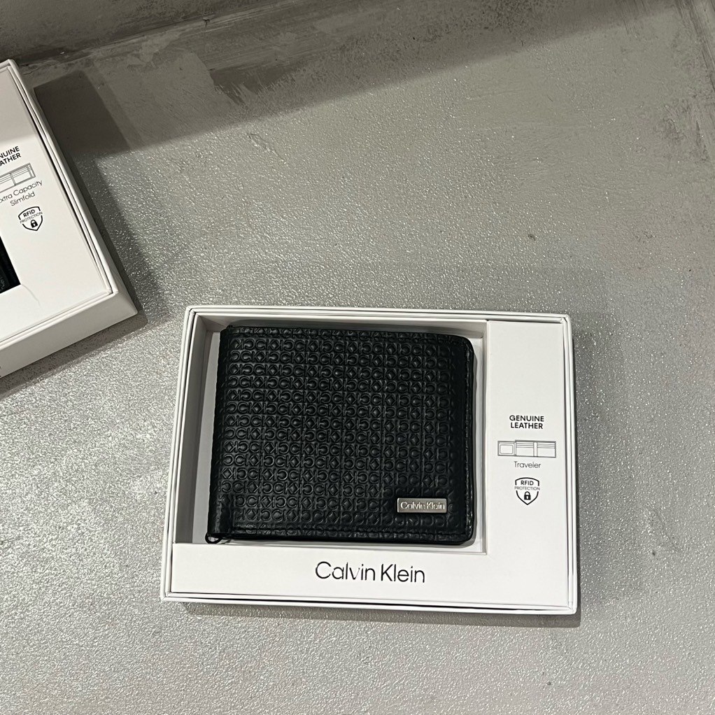 Ví Calvin Klein Billetera Black 31CK240001 001