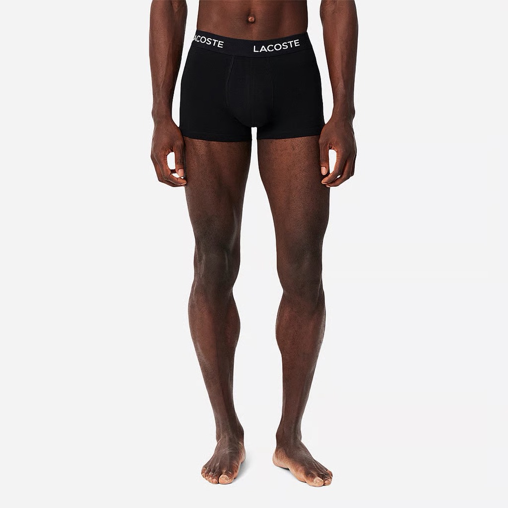 Underwear LACOSTE Men's 5-Pack Cotton Stretch Trunk Black 5H1292 51