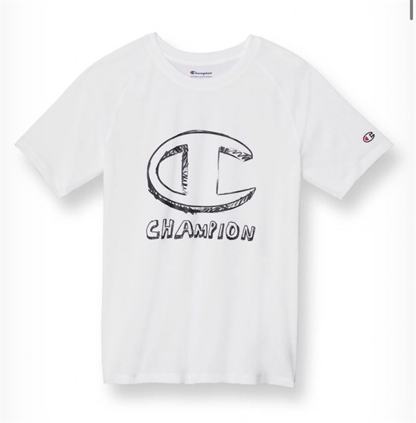 Áo Champion White Graphic City Sport