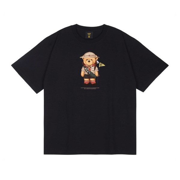 Áo Teddy Island Black Gấu Hướng Đạo Sinh