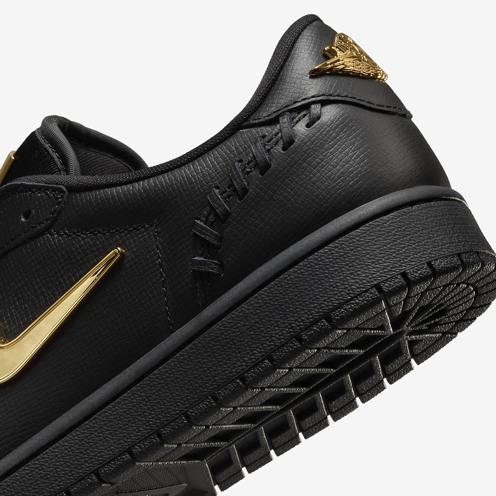 Jordan 1 Low Method of Make Black Metallic Gold FN5032 007