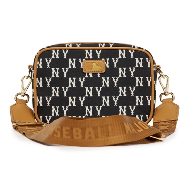 Túi MLB Classic Monogram JQD Camera Bag Black NY - 7ACRM023N 50BKS