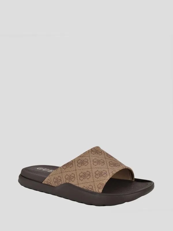 Dép GUESS Magaria2 Light Brown 230
