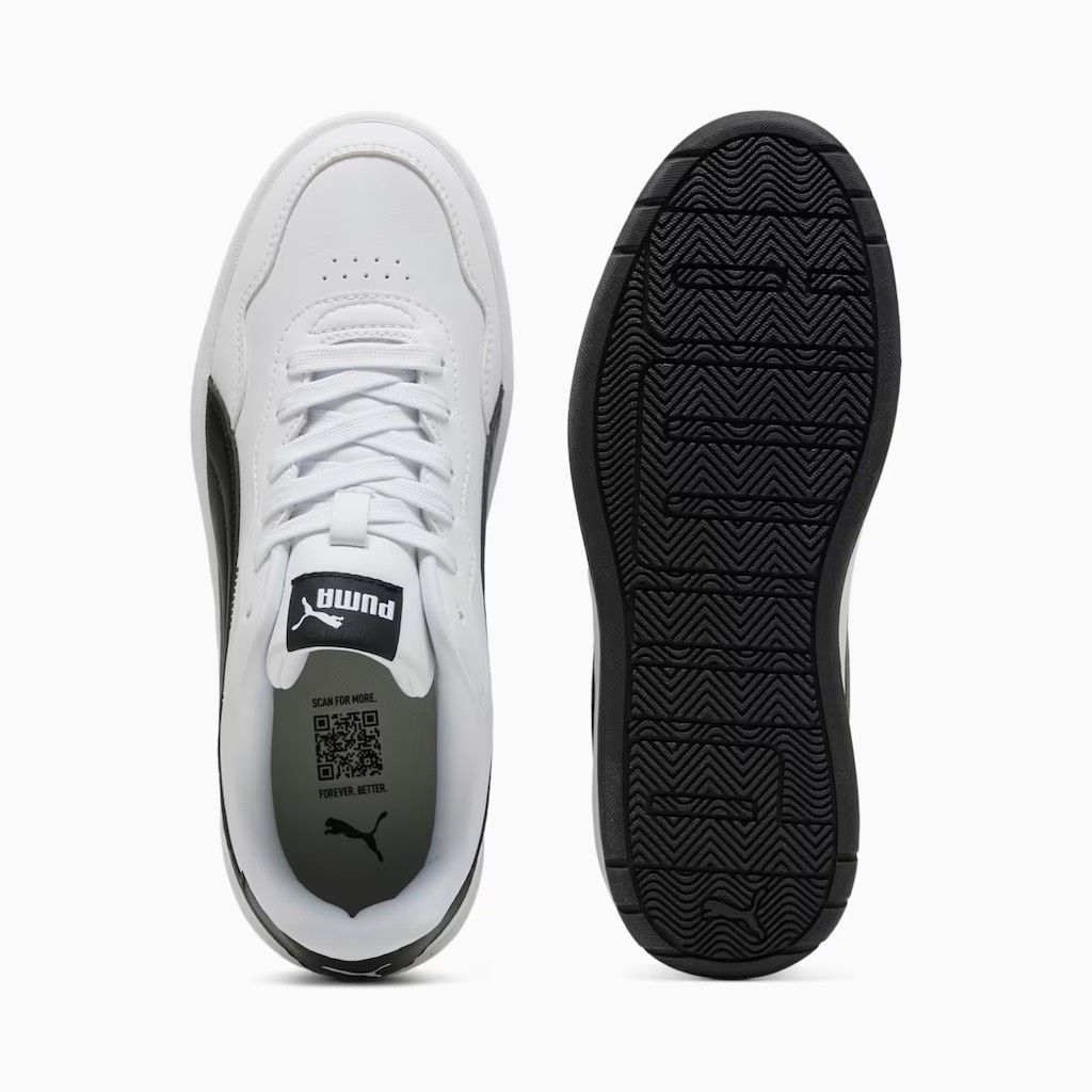 Puma Court Lally Skye White Black 400368 03