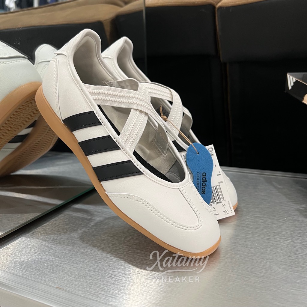 Barreda Mary Jane White Black JP6736