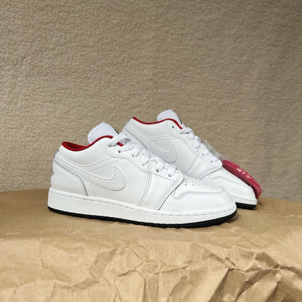 Jordan 1 LOW White Gym Red 553560 164