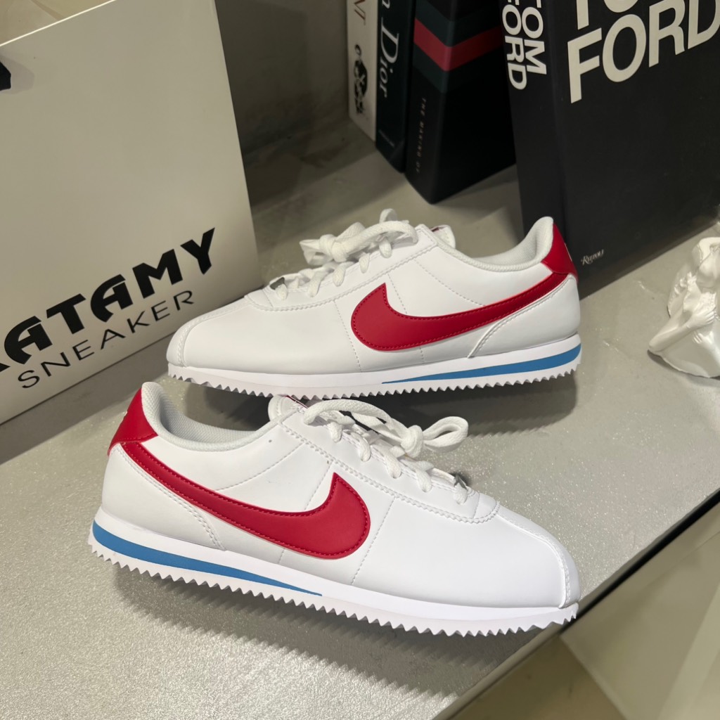 Nike Cortez White Varsity Red Blue DM0950 115