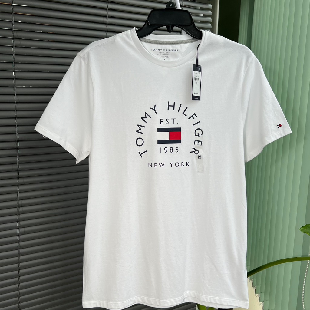 Áo Tommy Hilfiger Flag Arch White 78J8874 101
