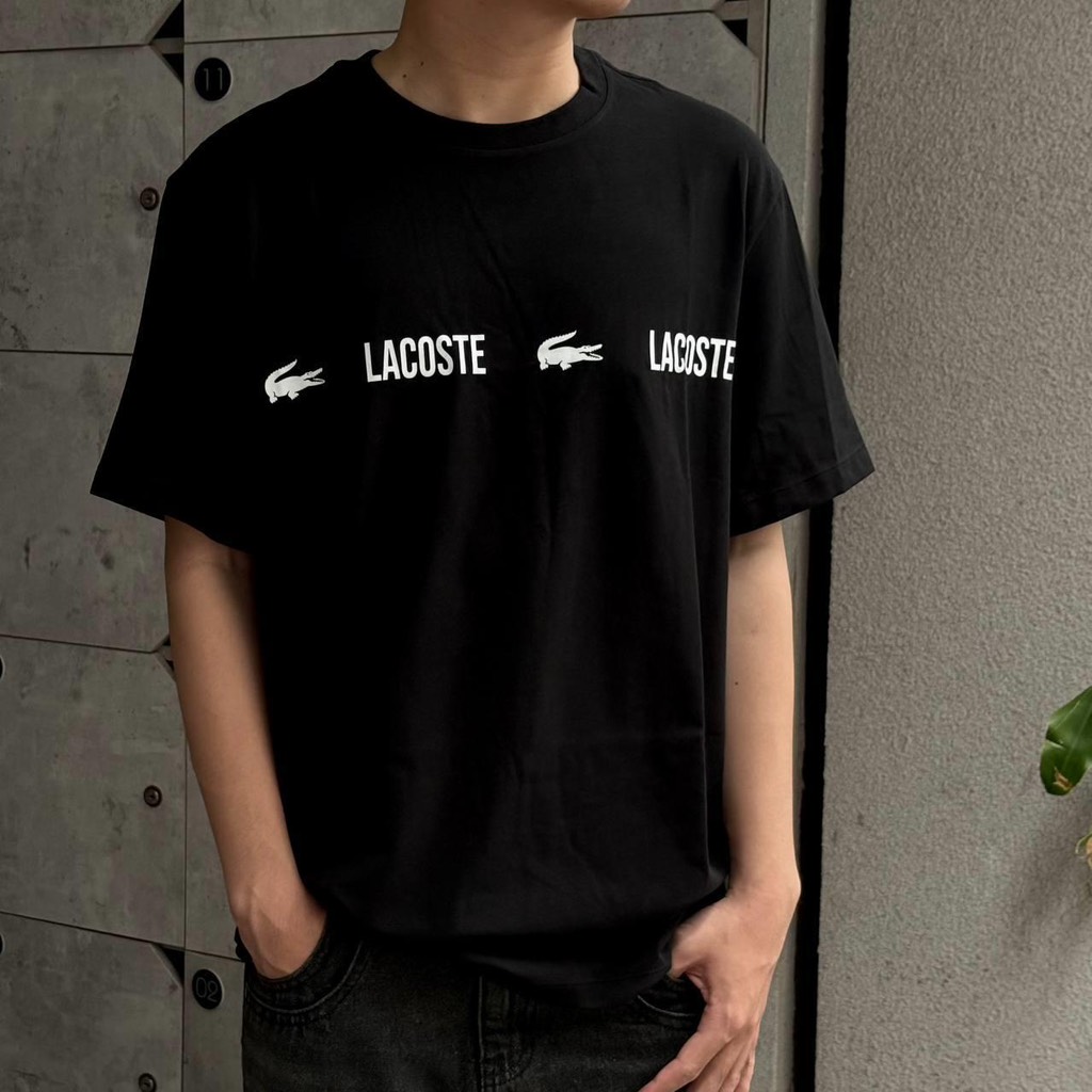 Áo Thun Lacoste Men's Cotton Home Tshirt Black TH1511 51 258
