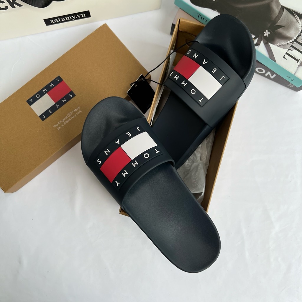 Dép Tommy Hilfiger Tommy Jeans Pool Navy EM01191 402
