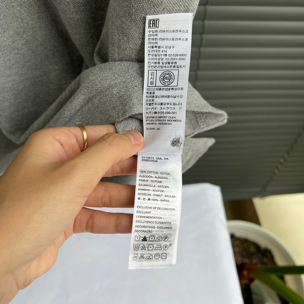 Áo Levi's Housemark Polo Shirt Grey 358830004