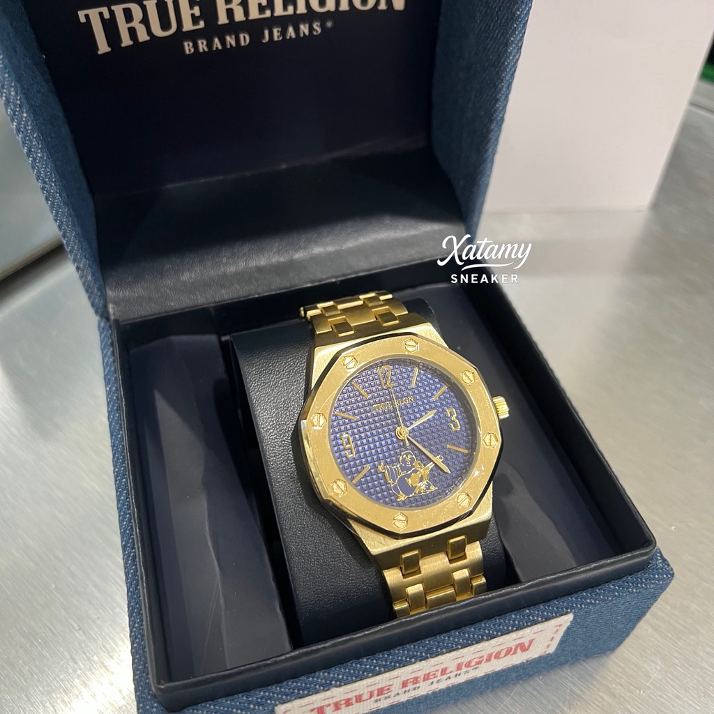 Đồng Hồ True Religion 42mm Gold TRM129