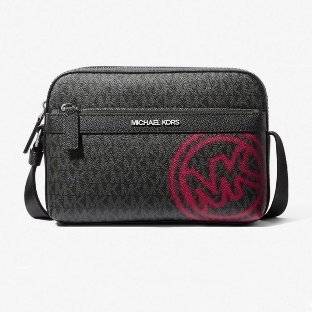 Túi Michael Kors Cooper Embellished Signature Logo Utility Crossbody Bag DK Raspberry 37T5LCOC5B