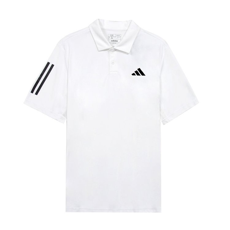 Áo Polo adidas Tennis 3 Stripe Club White HS3268