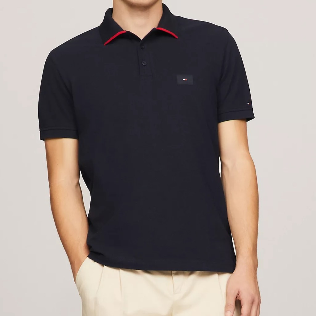 Áo Polo Tommy Hilfiger Regular Fit Under Collar Logo Navy 78JA244 410