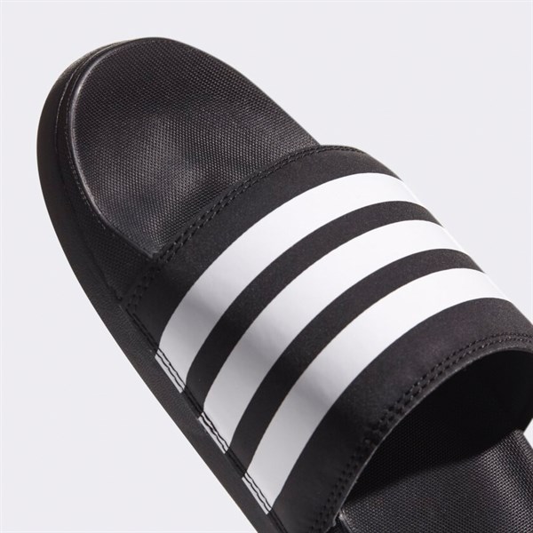 dép Adilette Comfort Đen Sọc Trắng Size 39 AP9966