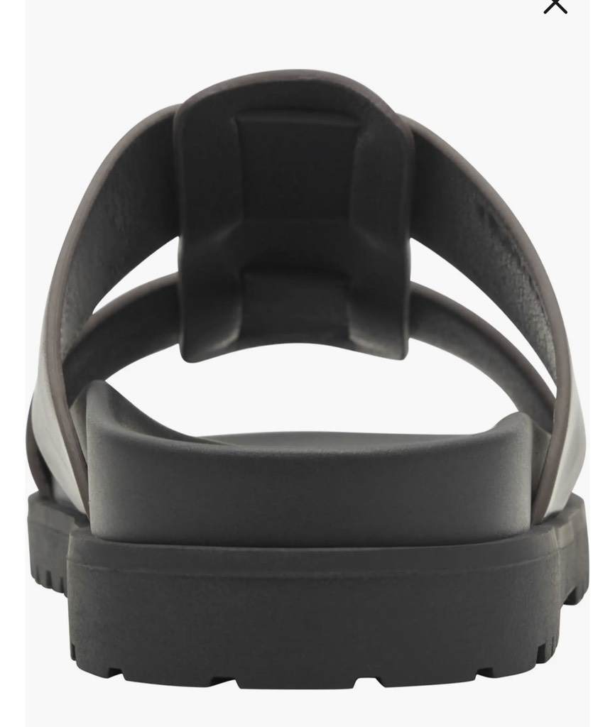 Dép Calvin Klein Rolinde Sandal Dark Brown 201