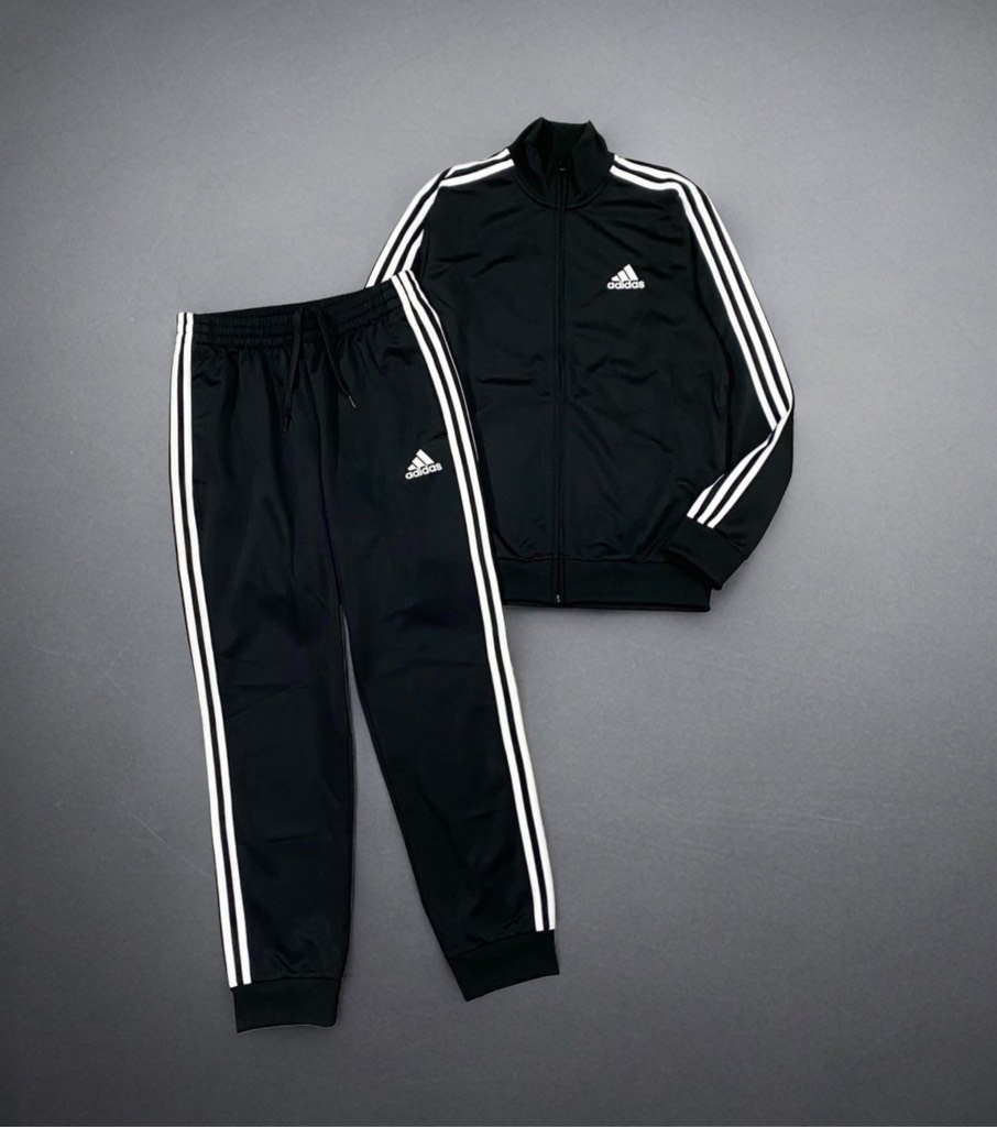 Bộ Thể Thao adidas Nam Primegreen Essentials 3-Stripes Track Suit Black GK9651