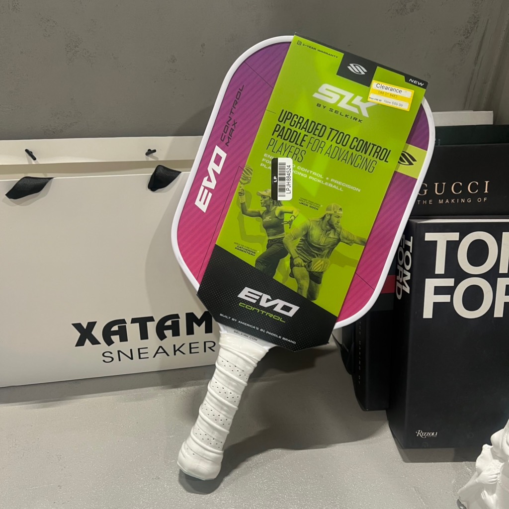Vợt Selkirk SLK EVO Control Max 16mm Pickleball Paddle in Magenta Mirage