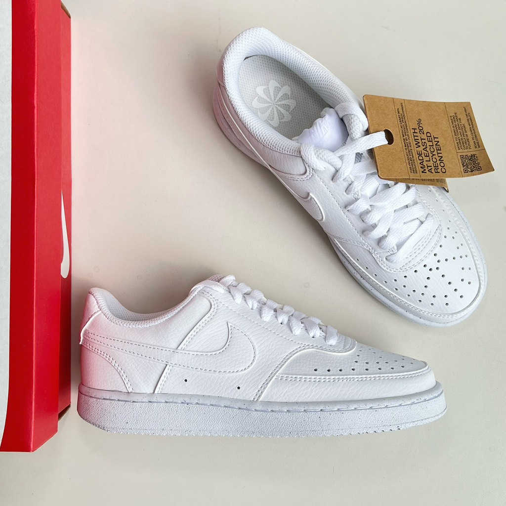 Nike Court Vision Low "Next Nature" All White DH3158 100