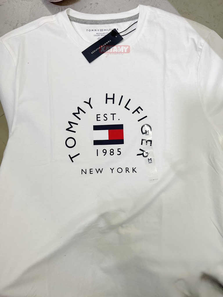 Áo Tommy Hilfiger Flag Arch White 78J8874 101