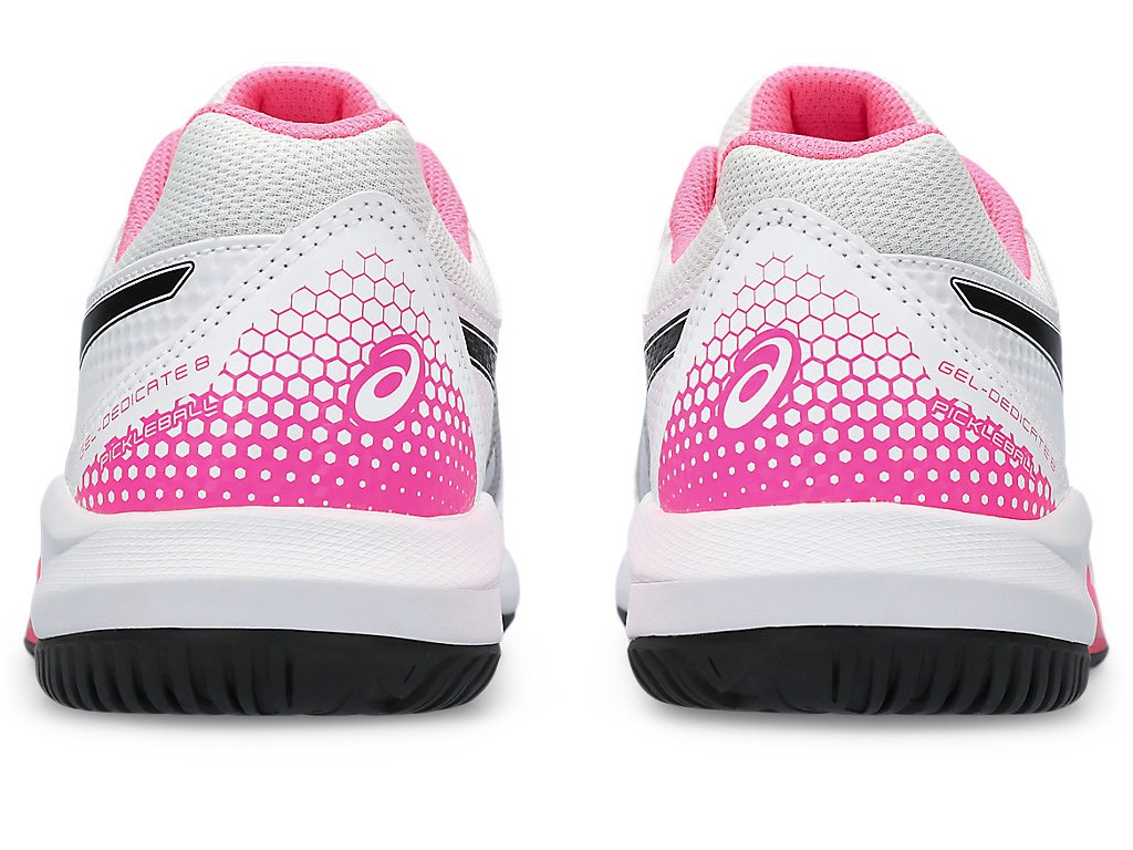 ASICS GEL-DEDICATE 8 Pickleball White Pink 1042A236 100