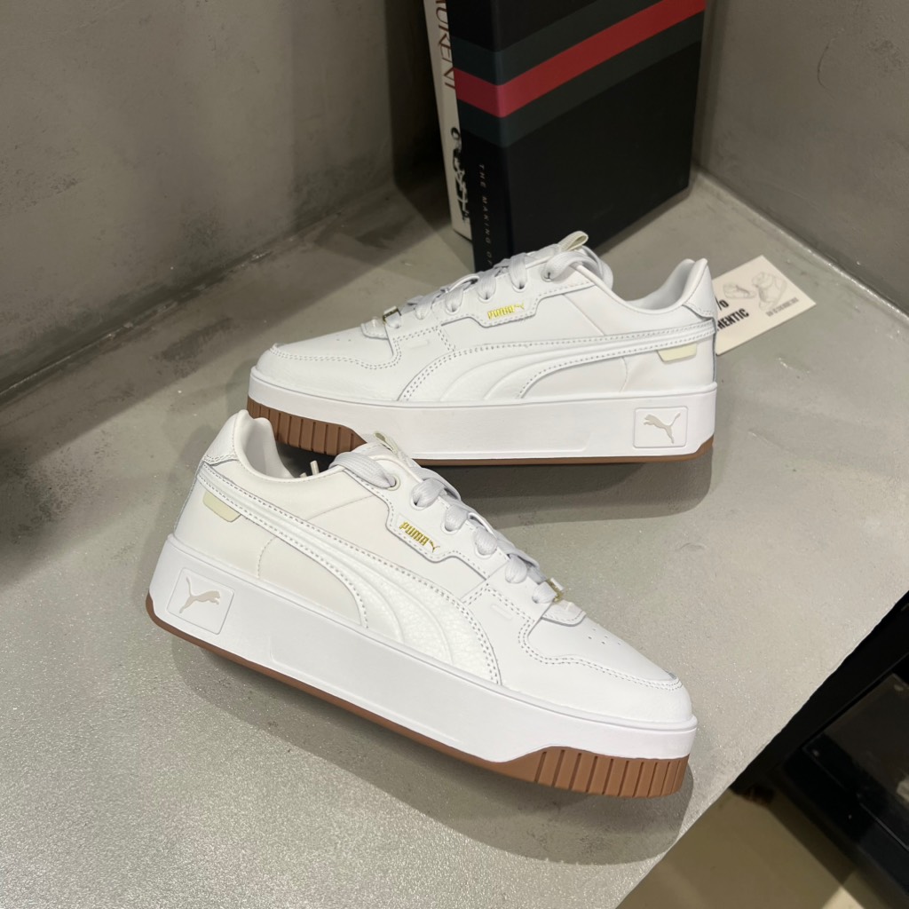 Puma Carina Street Lux White Gold 397487 01