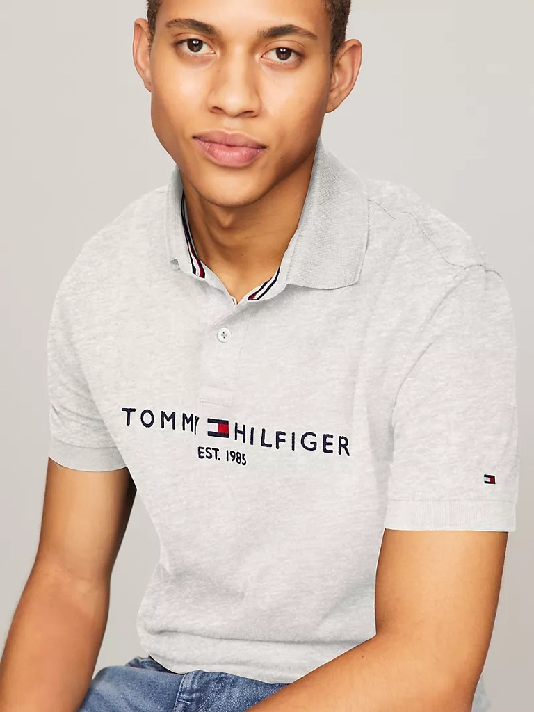 Áo Polo Tommy Hilfiger Regular Fit Embroidered Tommy Graphic Grey 78JB112 030