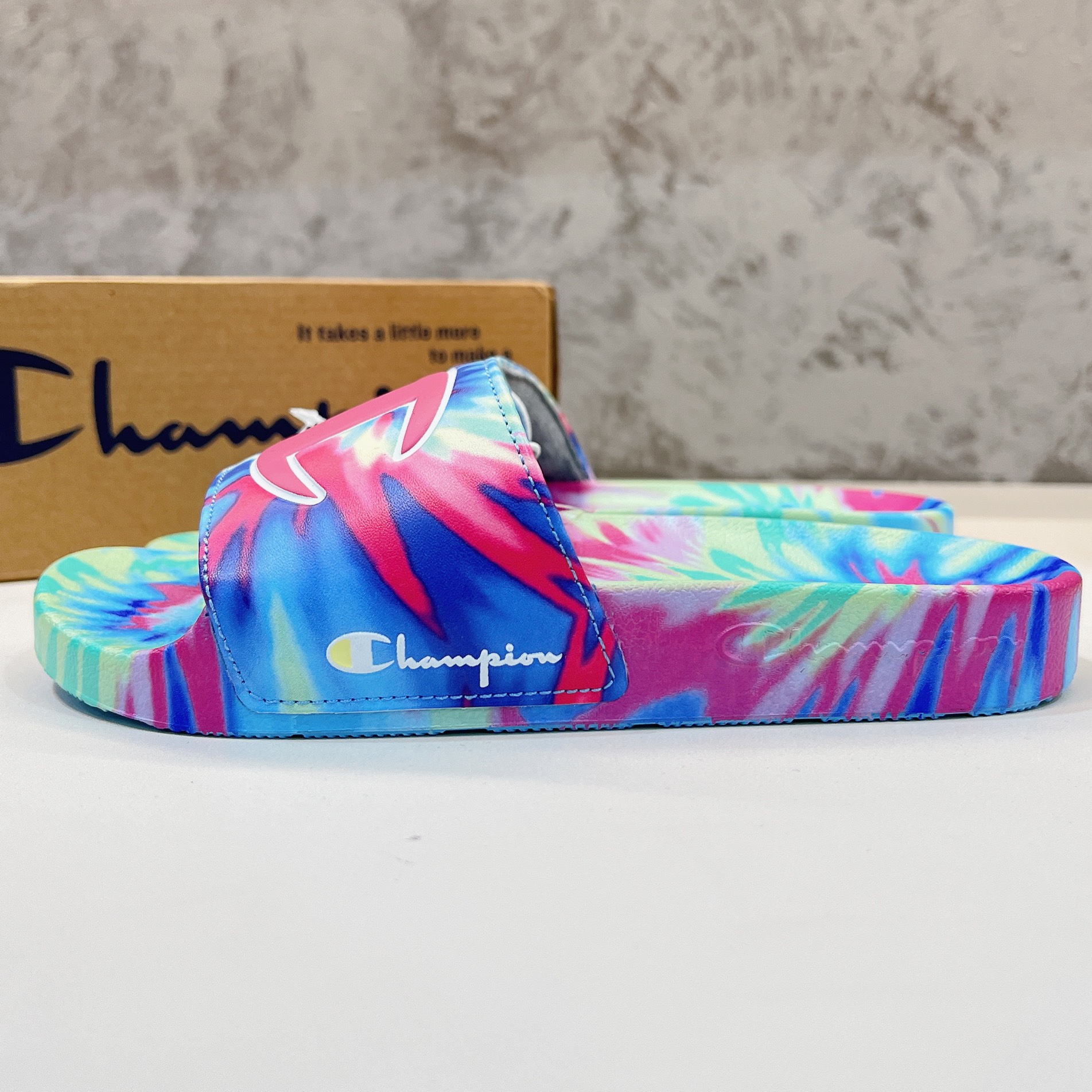 Dép Champion IPO TIE DYE CP101188W size 36