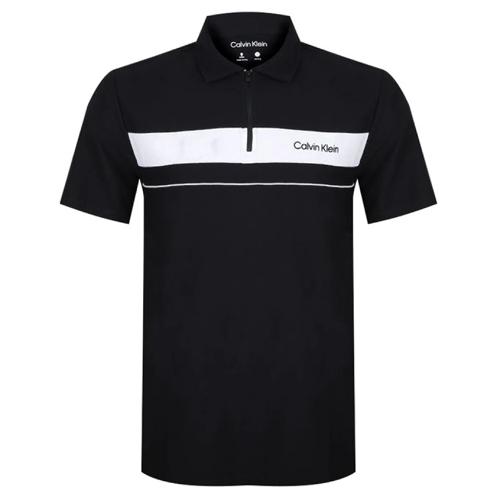 Áo Polo Calvin Klein Quick Drying Zipper Black 40QC430 001