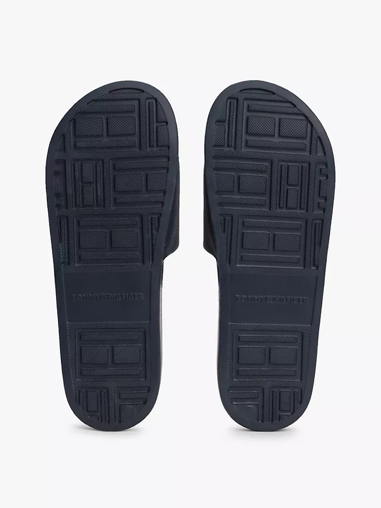 Dép Tommy Hilfiger Logo Pool Navy FM05432 400