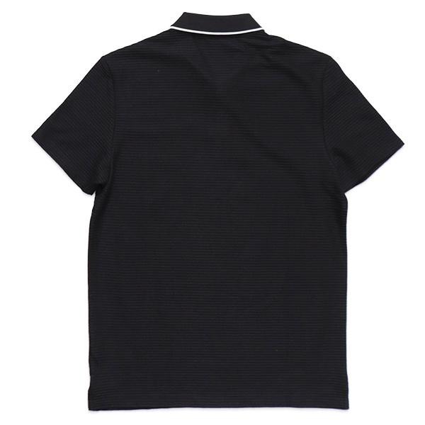 Áo Polo Calvin Klein SS Raiset Thin Stripe Pique Logo Black 4L0089S 001