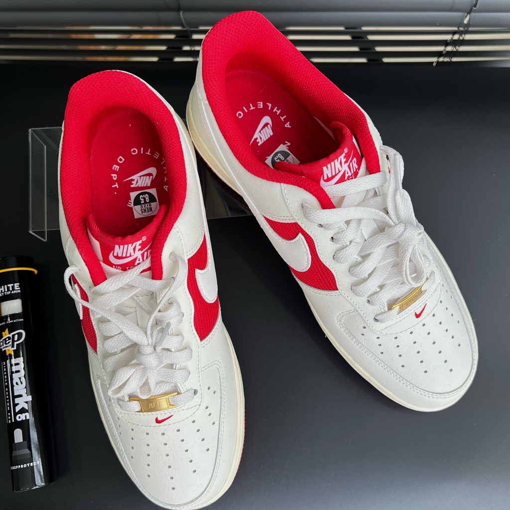 Nike Air Force 1 Low ‘Athletic Department’ White Red FN7439 133